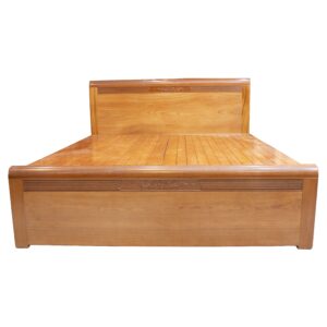 Mẫu giường đẹp từ gỗ xoan đào mang nét đẹp cổ điển 